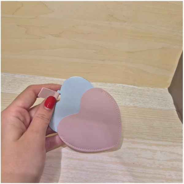 Specchietto da Borsa a Forma di Cuore