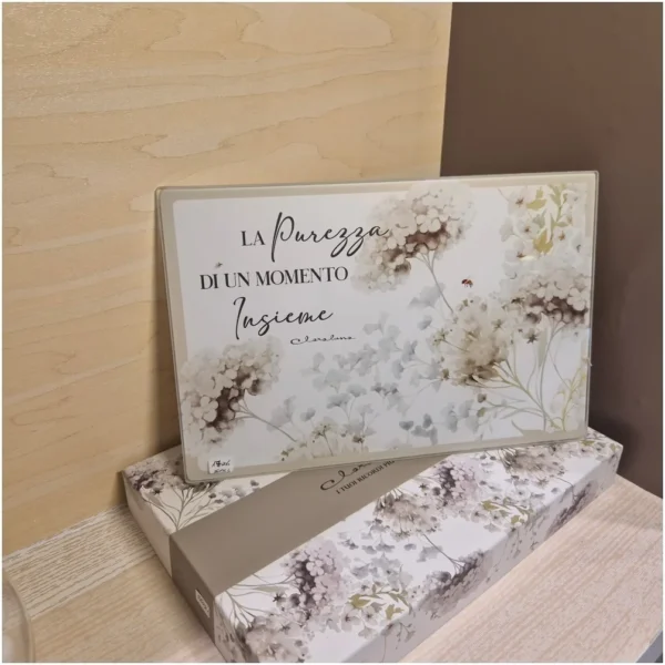 Tagliere in Vetro Decorativo